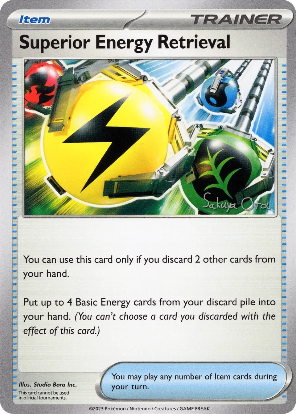 Superior Energy Retrieval 「WC_DECK_2024_ANCIENT_TOOLBOX No. 019」「EN」